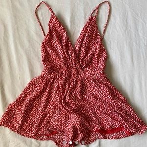 Ruby Red Romper